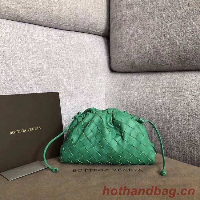 Bottega Veneta Sheepskin Weaving Original Leather BV3693 Green