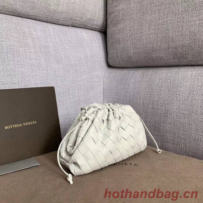 Bottega Veneta Sheepskin Weaving Original Leather BV3693 White