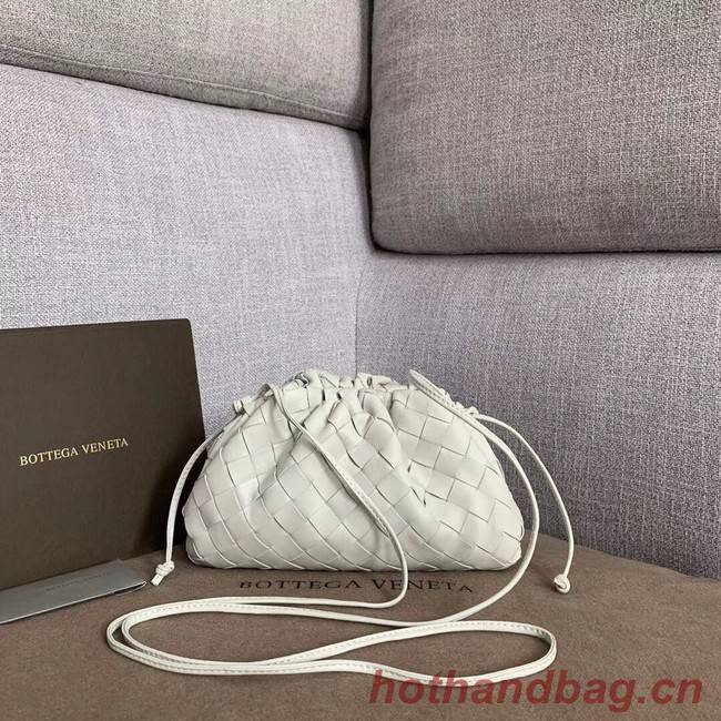 Bottega Veneta Sheepskin Weaving Original Leather BV3693 White