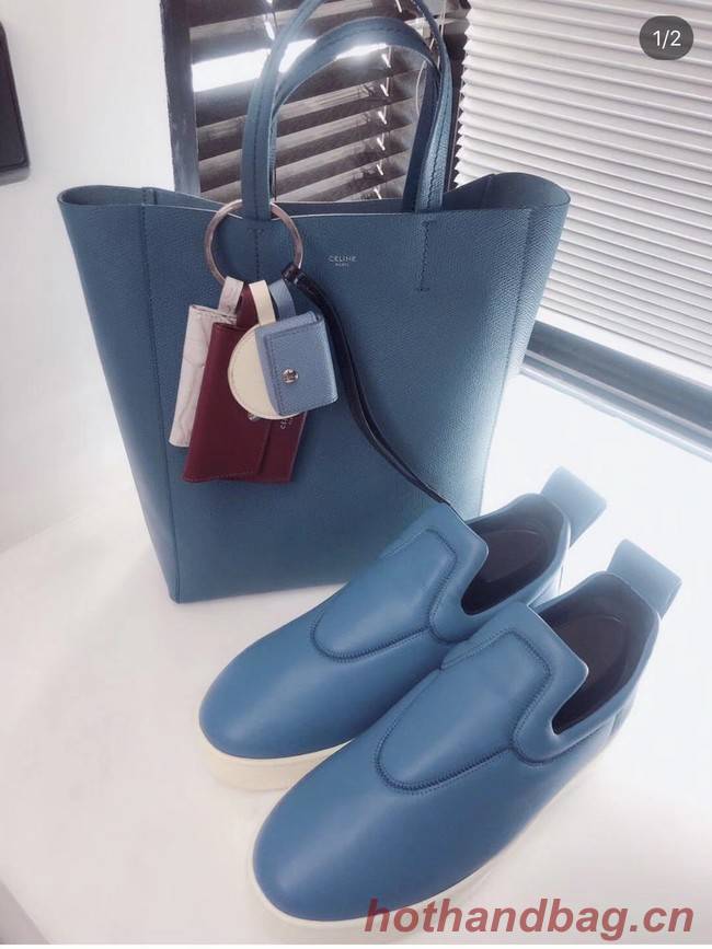 Celine Original Leather CABAS Bag 189813 Blue