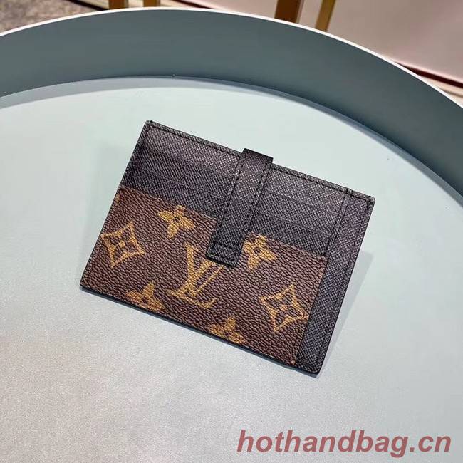 Louis Vuitton Monogram Canvas Card Holder M61730 Black