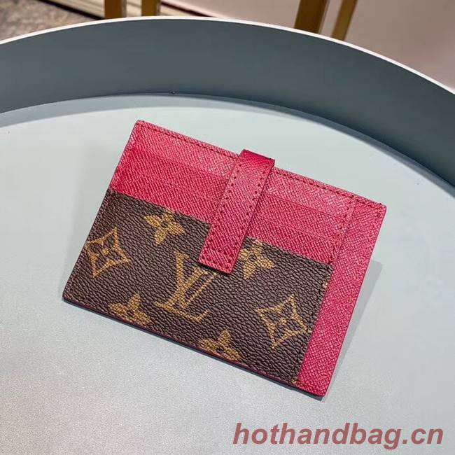 Louis Vuitton Monogram Canvas Card Holder M61730 Purple