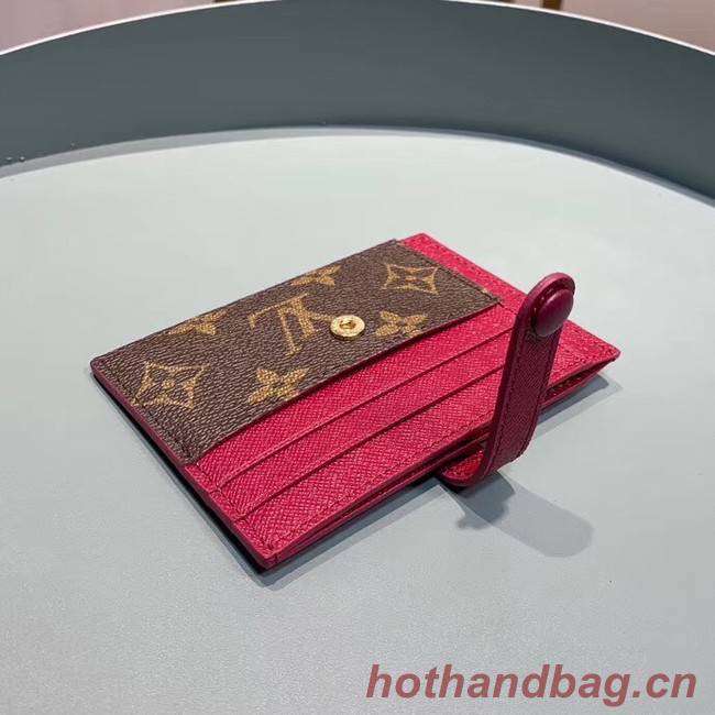 Louis Vuitton Monogram Canvas Card Holder M61730 Purple