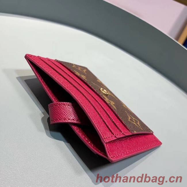 Louis Vuitton Monogram Canvas Card Holder M61730 Purple