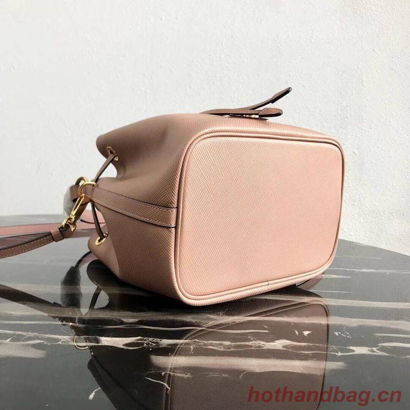 Prada Galleria Saffiano Leather Bag 1BE032 Nude