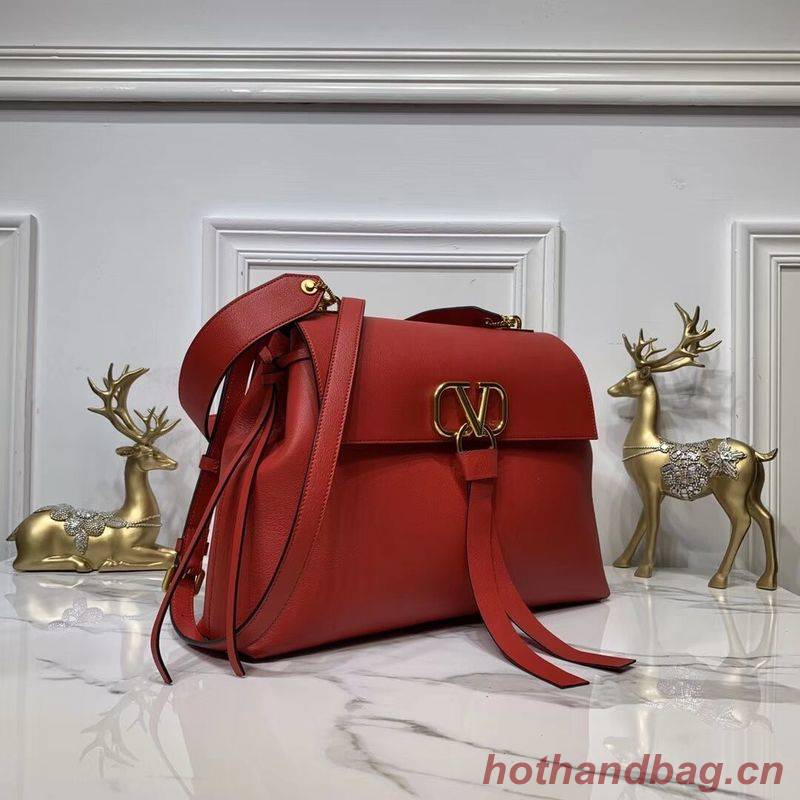 VALENTINO Origianl Leather Bag V0012 Red