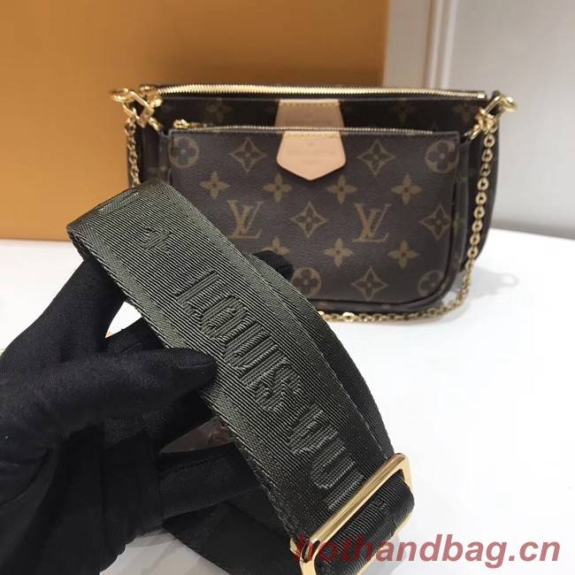 Louis Vuitton Monogram Canvas Original Leather M44823 Blackish green