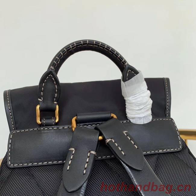 Burberry Large Backpack Fabric BU3699 black