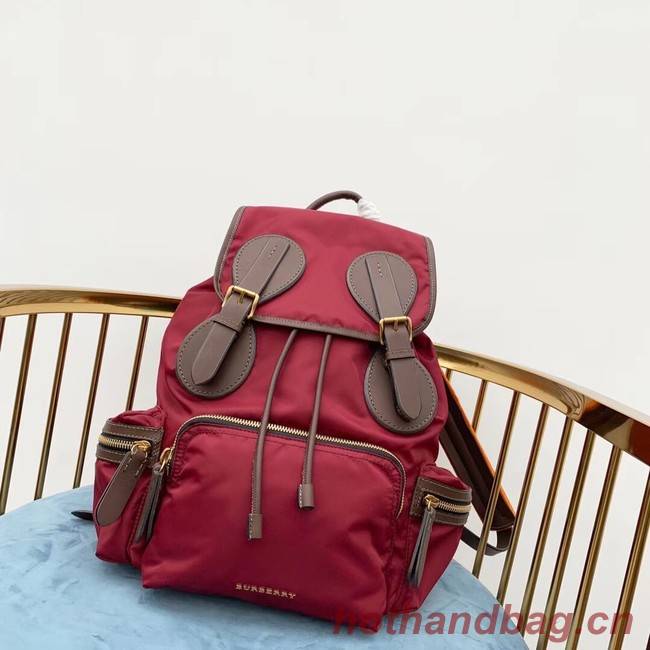 Burberry Large Backpack Fabric BU3699 red