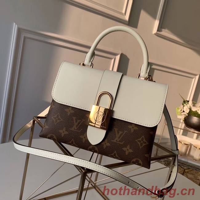 Louis Vuitton Original Leather LOCKY BB M44653 cream