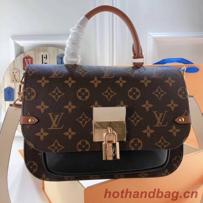 Louis Vuitton Monogram Canvas Original Leather VAUGIRARD M44354 black