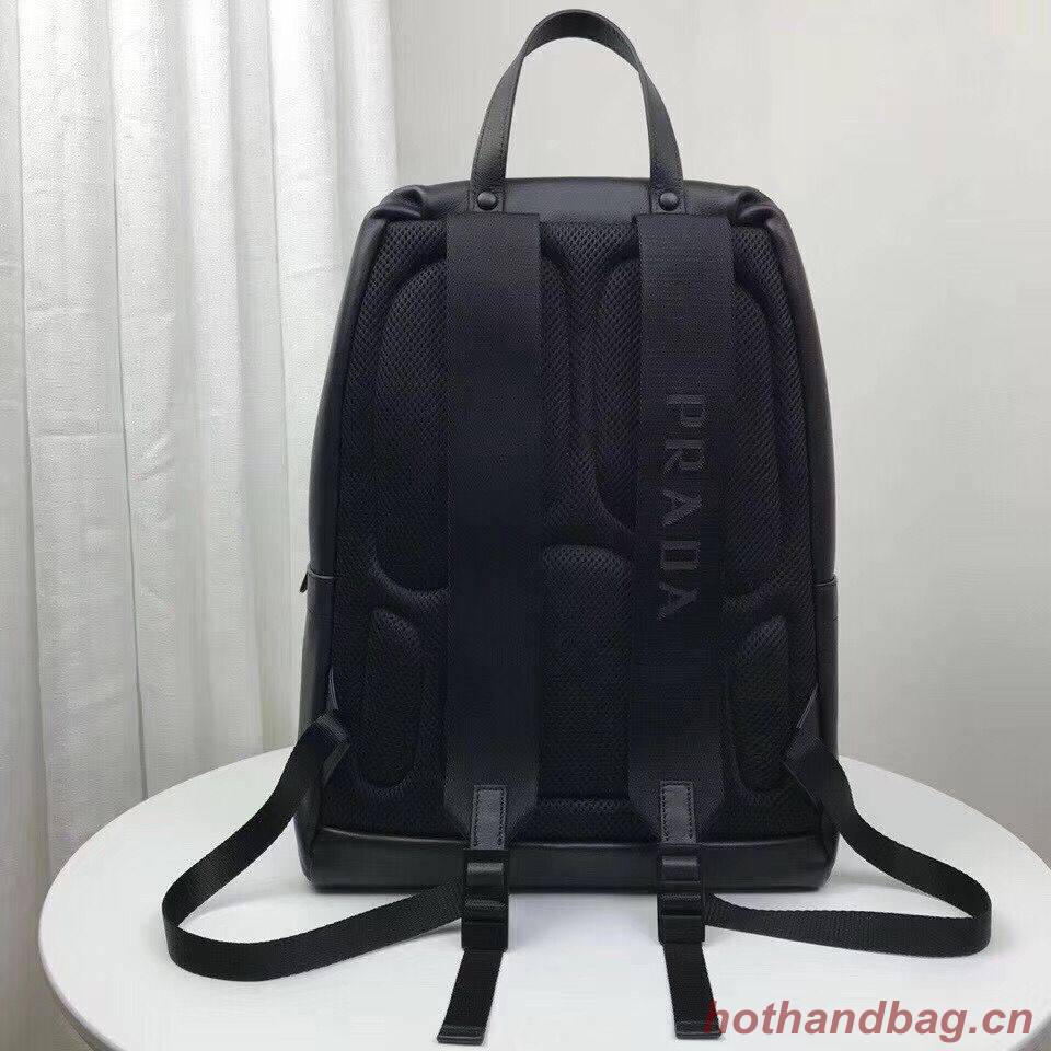 Prada Original Calfskin Leather Backpack Bag 2VZ066 Black