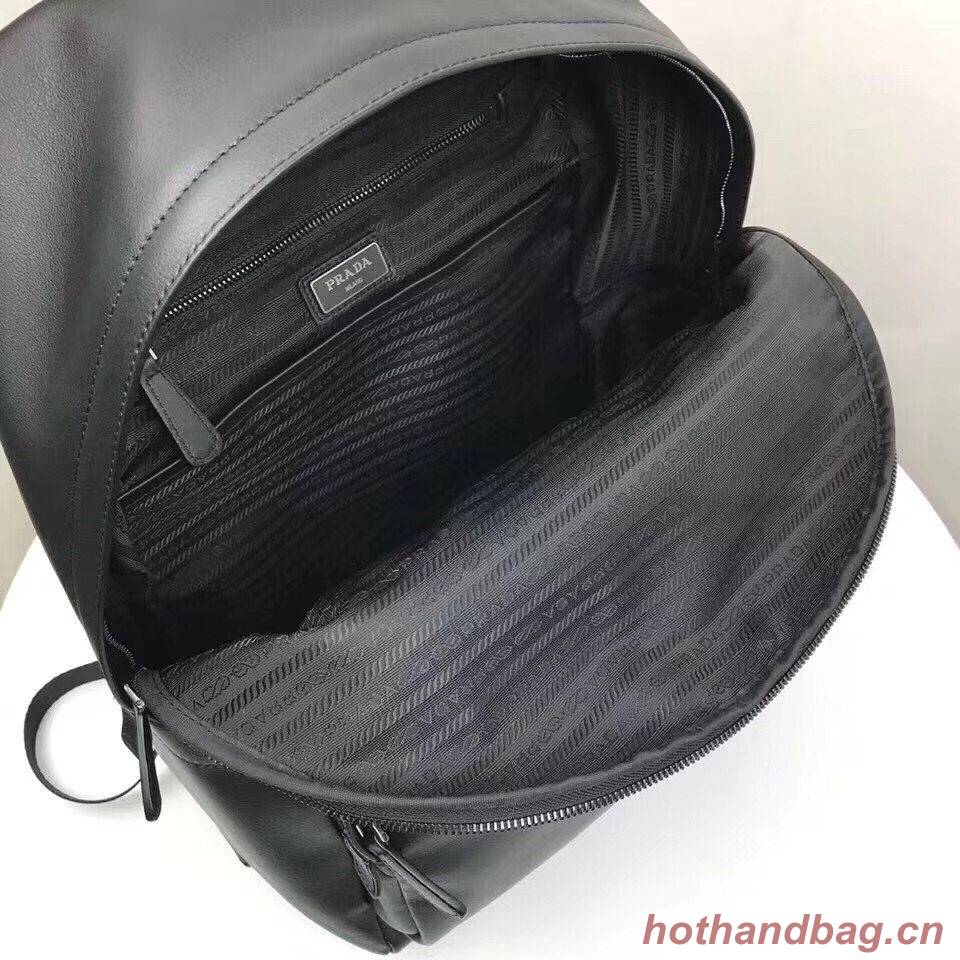 Prada Original Calfskin Leather Backpack Bag 2VZ066 Black