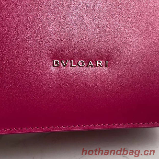 Bvlgari Serpenti Forever Pearl fish skin&Calfskin Leather small crossbody bag 288687 rose