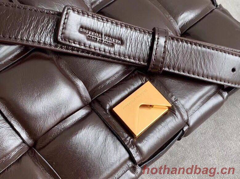 Bottega Veneta Sheepskin Weaving Original Leather BV3996 Brown