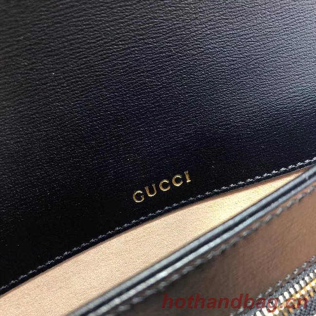 Gucci 1955 leather shoulder bag 602204 black