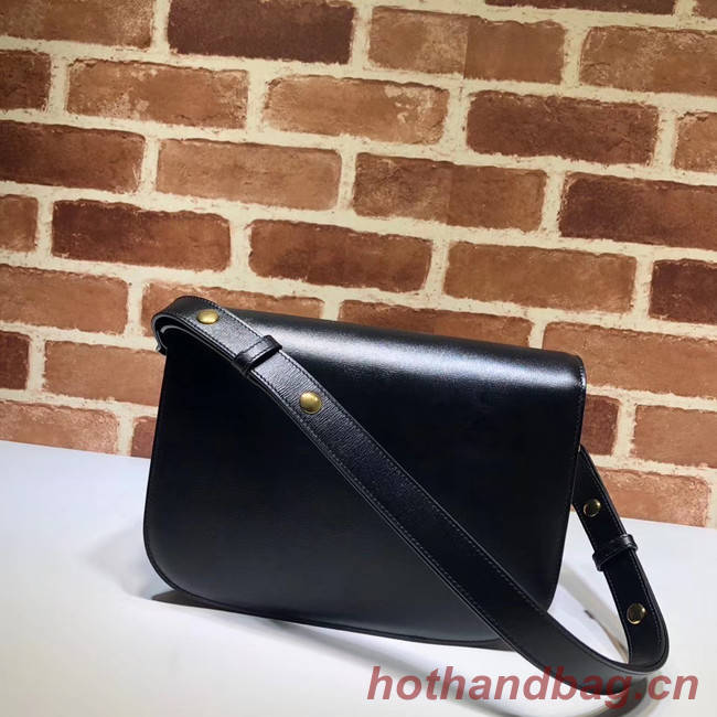 Gucci 1955 leather shoulder bag 602204 black