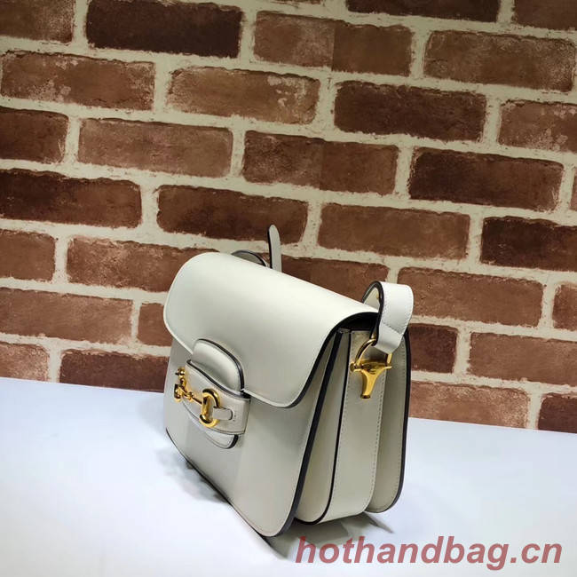 Gucci 1955 leather shoulder bag 602204 white