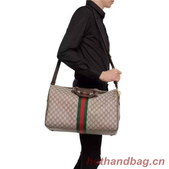 Gucci Ophidia GG big carry-on duffle 547959 brown