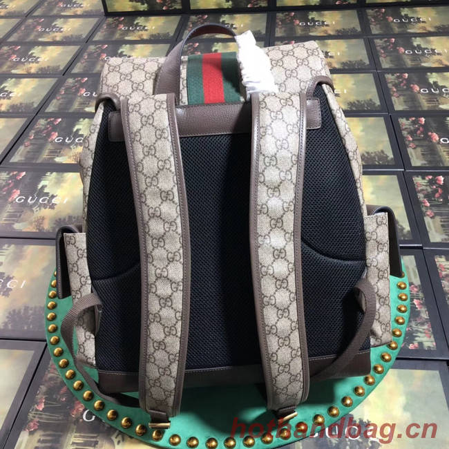 Gucci Ophidia canvas medium GG Backpack 598140 brown