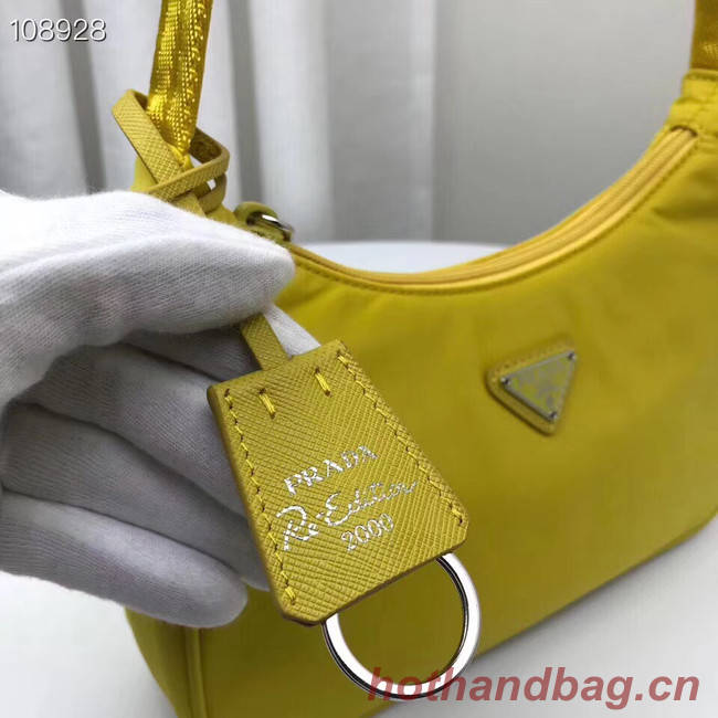 Prada Re-Edition 2000 nylon mini-bag 1NE515 yellow