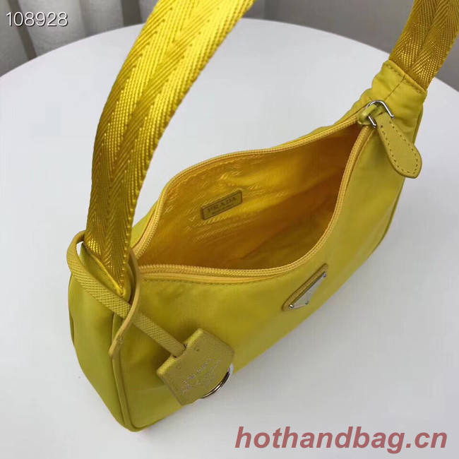 Prada Re-Edition 2000 nylon mini-bag 1NE515 yellow