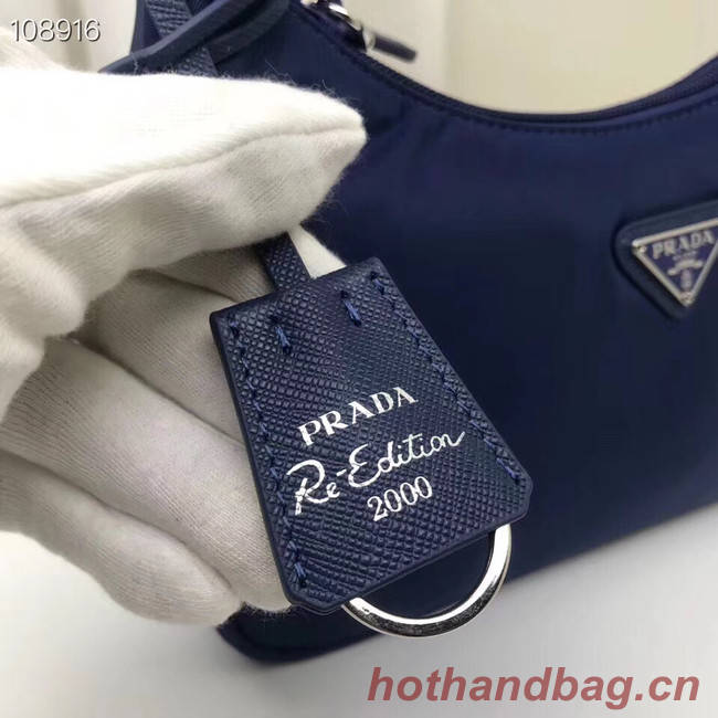 Prada Re-Edition 2000 nylon mini-bag 1NE515 blue