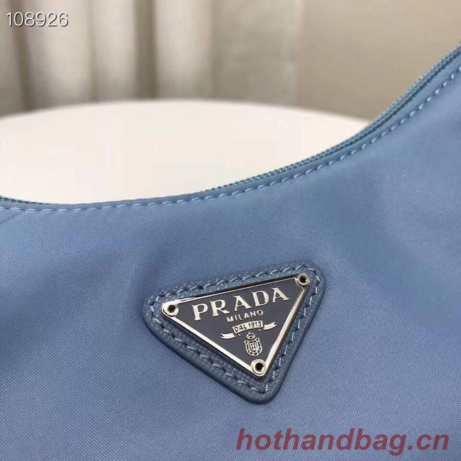 Prada Re-Edition 2000 nylon mini-bag 1NE515 light blue 