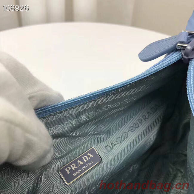 Prada Re-Edition 2000 nylon mini-bag 1NE515 light blue 