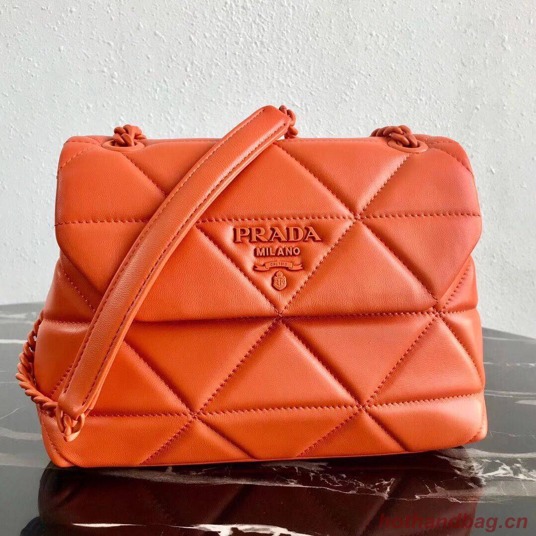 Small Prada Spectrum shoulder bag 1BD233 Orange