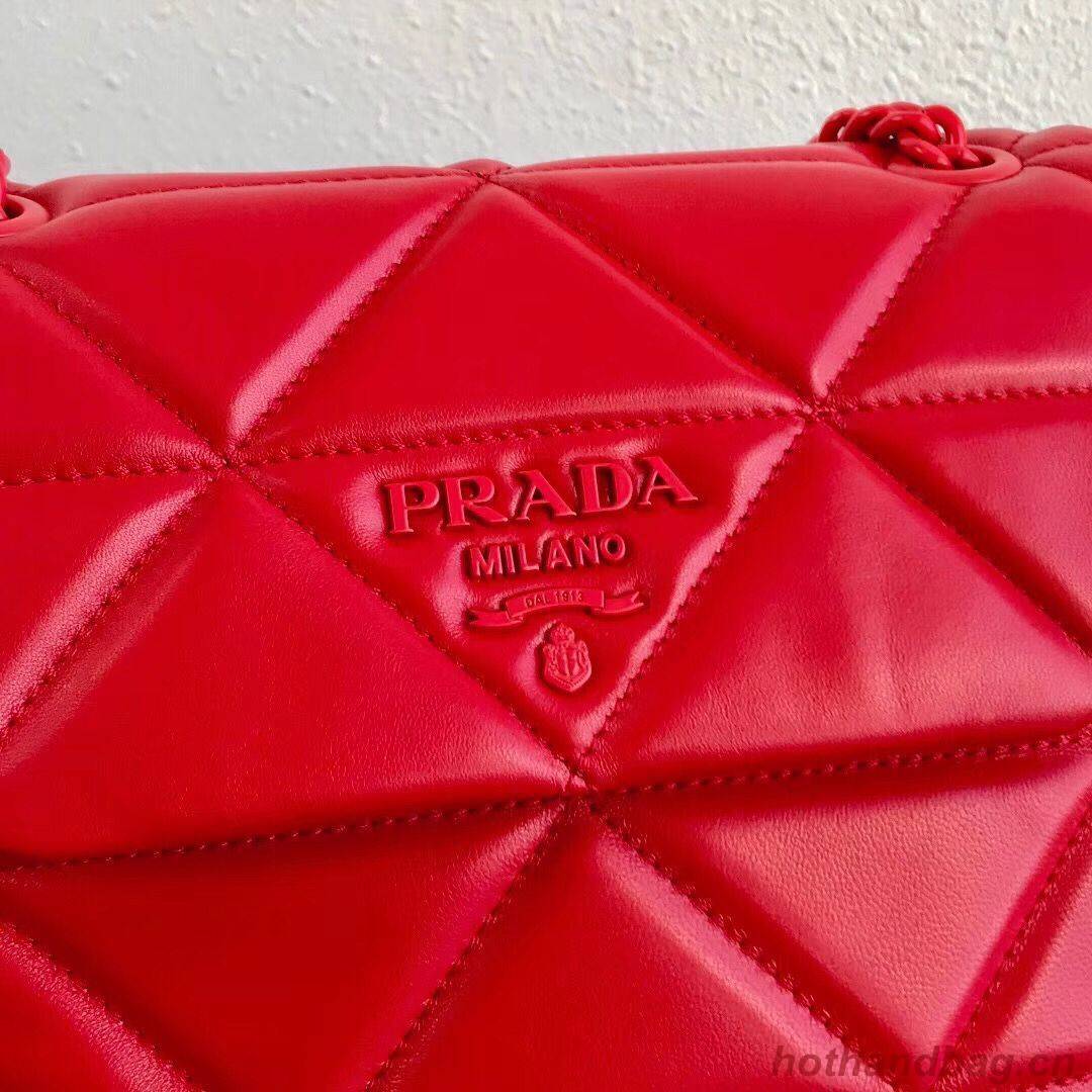 Small Prada Spectrum shoulder bag 1BD233 Red