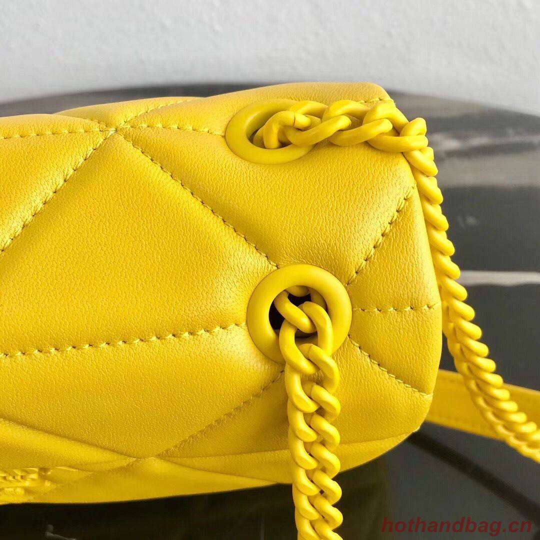 Small Prada Spectrum shoulder bag 1BD233 Yellow