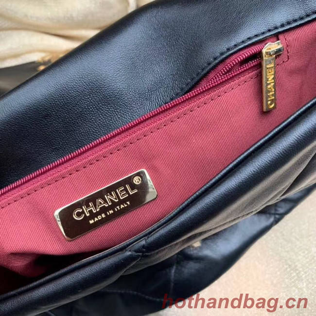 Chanel 19 flap bag AS1161 black