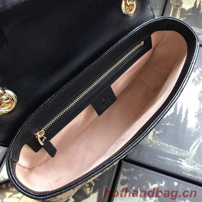 Gucci GG Marmont small shoulder bag 443497 black 