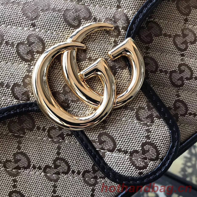 Gucci GG Marmont small shoulder bag 443497 black 