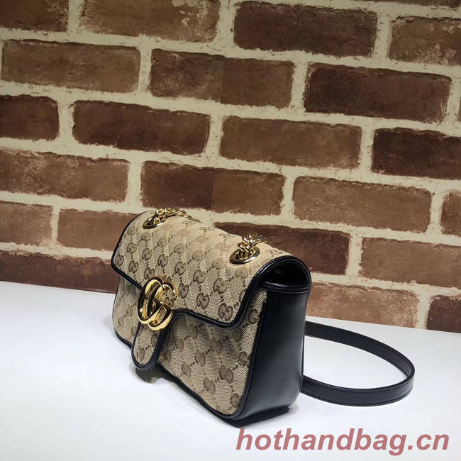 Gucci GG Marmont small shoulder bag 446744 black