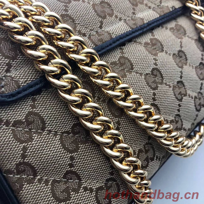 Gucci GG Marmont small shoulder bag 446744 black