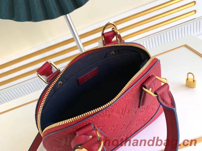 Louis Vuitton Original Monogram Empreinte NEO ALMA BB M44866 Cherry Berry