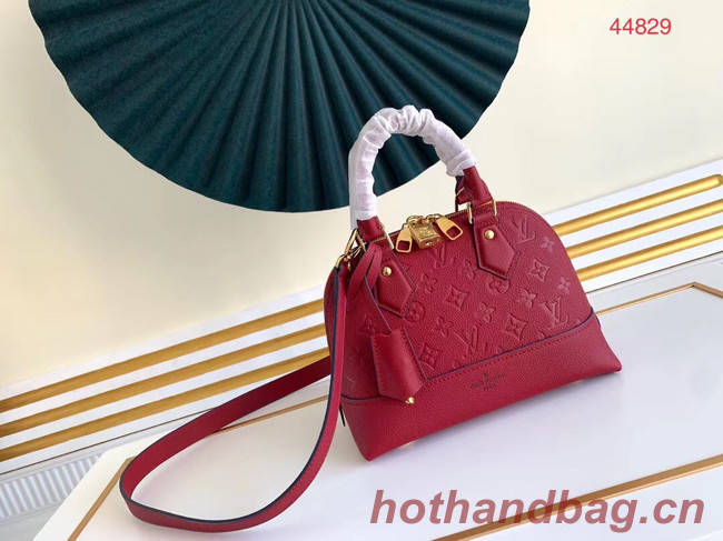 Louis Vuitton Original Monogram Empreinte NEO ALMA BB M44866 Cherry Berry