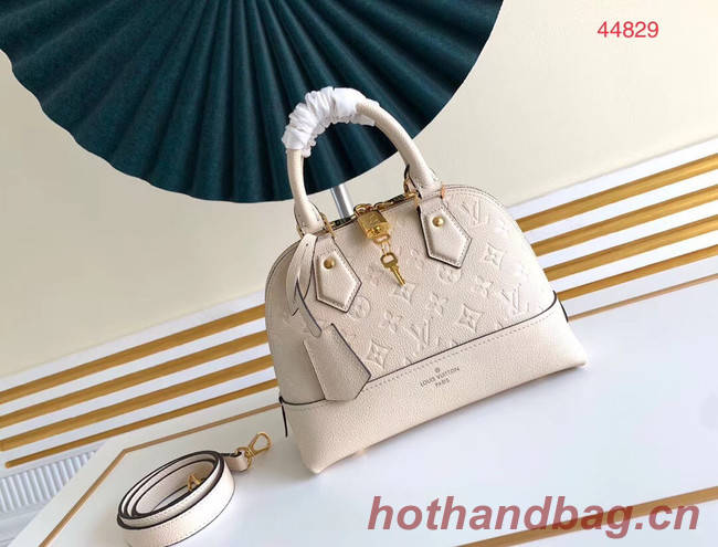 Louis Vuitton Original Monogram Empreinte NEO ALMA BB M44866 white