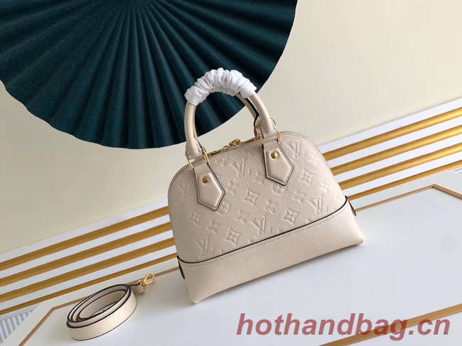 Louis Vuitton Original Monogram Empreinte NEO ALMA BB M44866 white