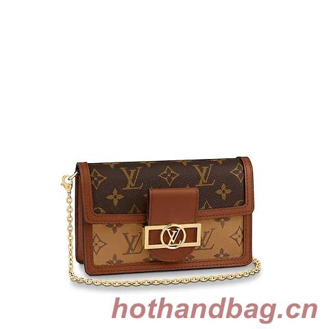 Louis Vuitton Original Monogram Canvas DAUPHINE CHAIN WALLET M68746