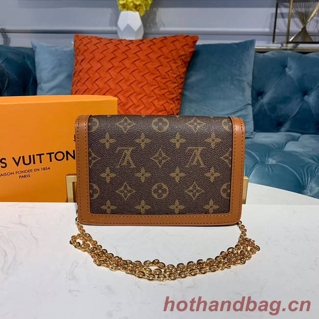 Louis Vuitton Original Monogram Canvas DAUPHINE CHAIN WALLET M68746