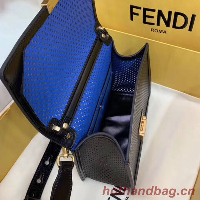 Fendi KAN U leather bag 8BT313 Royal