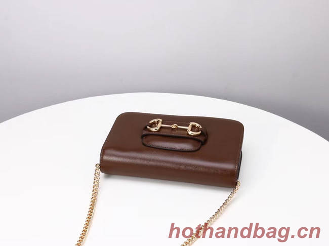 Gucci GG Marmont mini shoulder bag 600663 brown