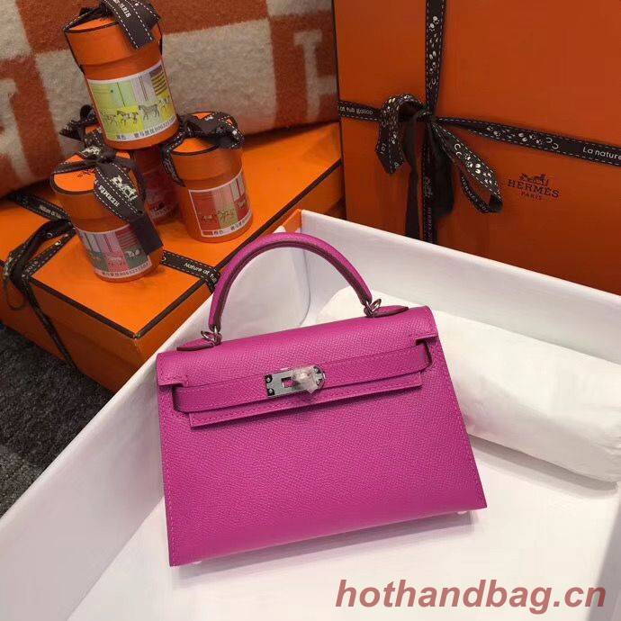 Hermes Kelly Tote Bag Original epsom Leather KL20 Pink