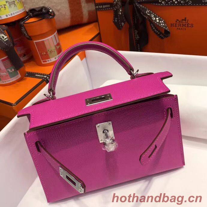 Hermes Kelly Tote Bag Original epsom Leather KL20 Pink