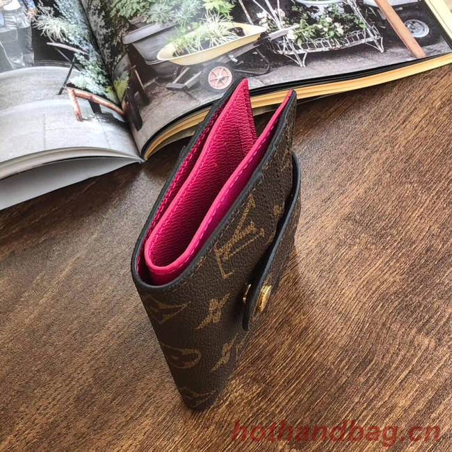 Louis Vuitton Monogram Canvas Card Holder M66533 rose