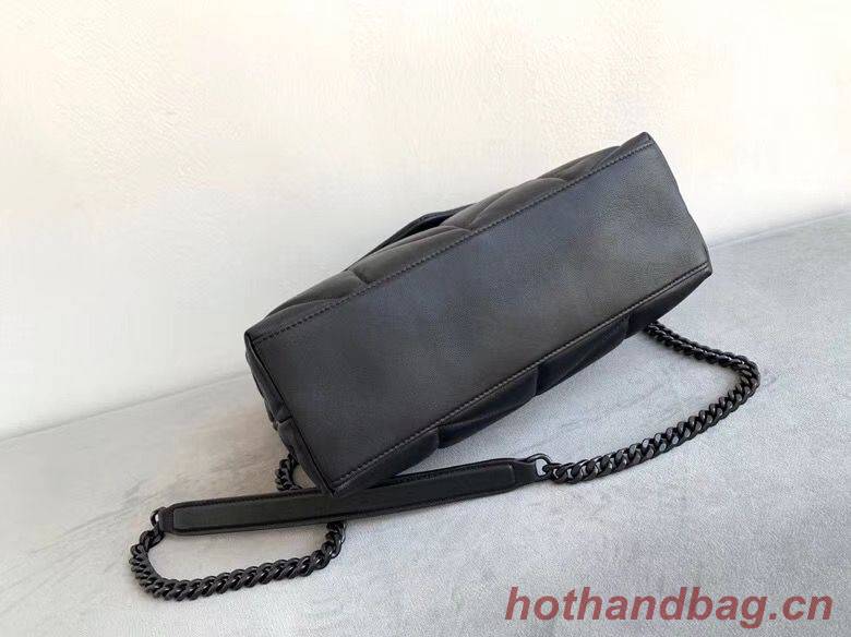 SAINT LAURENT Original Leather Shoulder Bag 577475 Black&Black-toned hardware