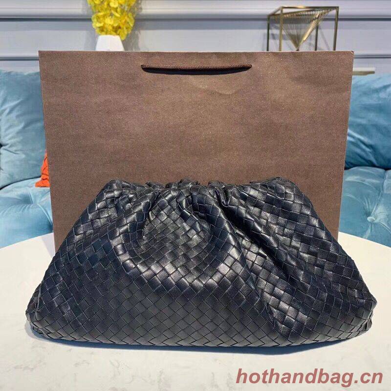 Bottega Veneta Sheepskin Weaving Original Leather BV3694 Black